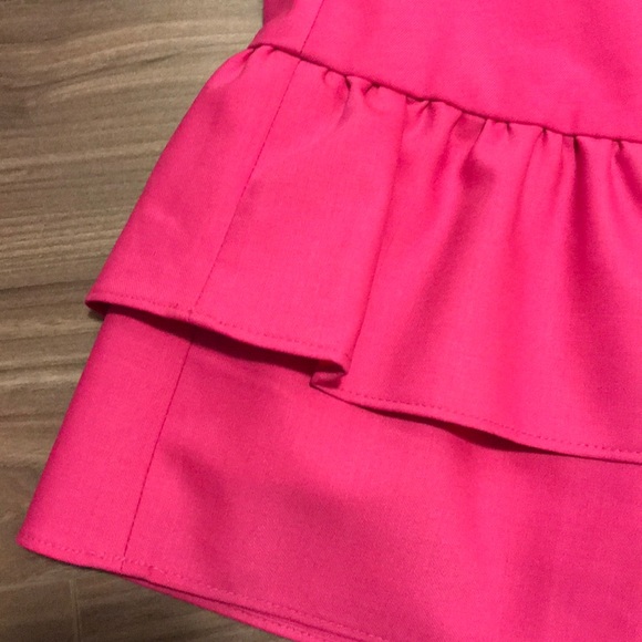 J Crew Bright pink ruffle skirt - Picture 2 of 4